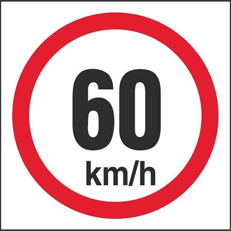 rus  speed limit kmh regulatory traffic road safety signs