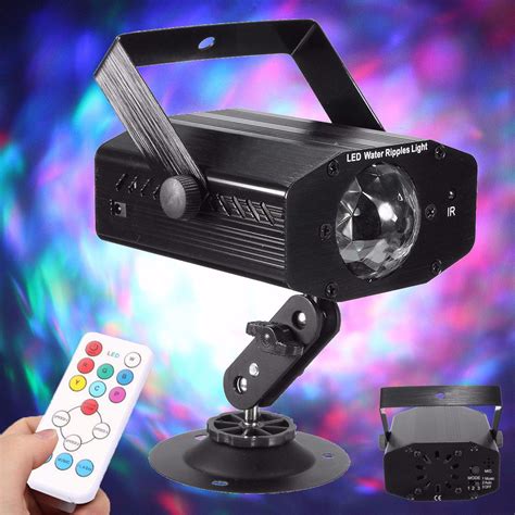 rgb  color laser stage light projector water ripple light remote