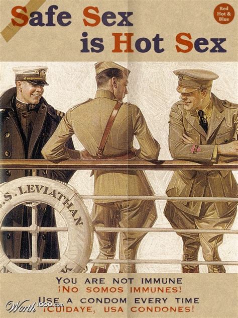 safe sex is hot sex usa probably 1940s propagandaposters