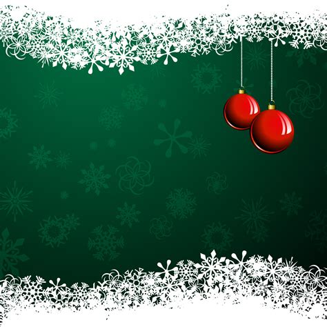 christmas illustration  red ball  green background  vector