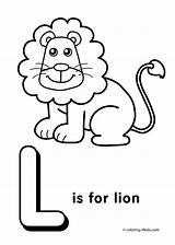 Coloring Letter Pages Alphabet Toddlers Printable Letters Print Lion Preschool Color Worksheets Kids Activities Toddler Colouring Worksheet Sheets Daily Drawing sketch template