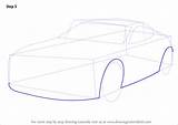 Step Aston V12 Vantage Martin Draw Drawingtutorials101 Drawing Tutorials sketch template