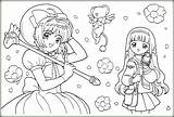 Sakura Cardcaptor Coloring Pages Getcolorings Getdrawings sketch template