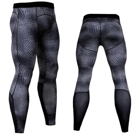 wade sea men 3d compression quick drying pants running tights fitness