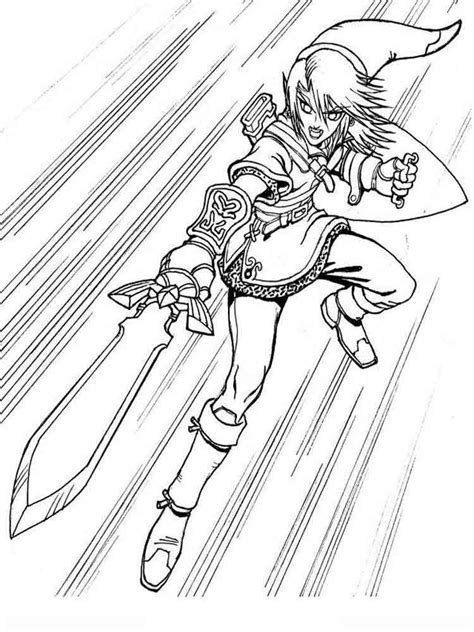 zelda coloring pages