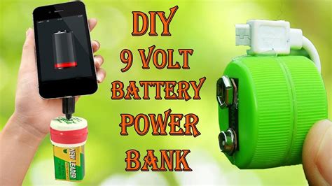 diy  battery power bank    mini  battery emergency power bank  home youtube