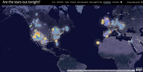 tired  nycs light pollution   map  find dark sky escapes