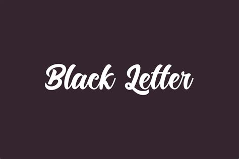 black letter  font fonts shmonts