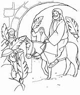 Jesus Triumphal Calvary Palmsonntag sketch template