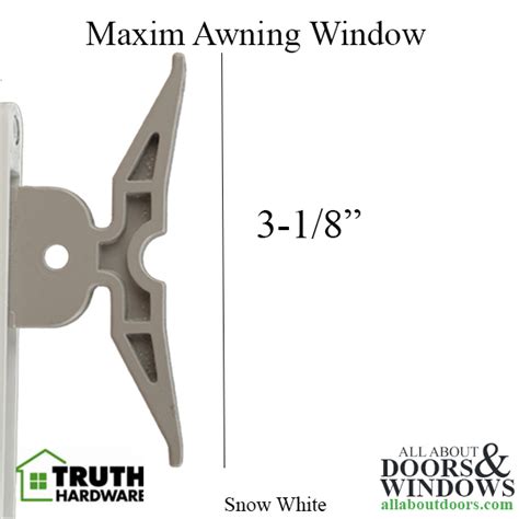 truth  sash lock  handed awning window maxim