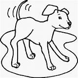 Wag Clipart Tail Coloring Dog Colouring Pages Domestic Kids Line Cliparts Animal Clipground Animals Library sketch template