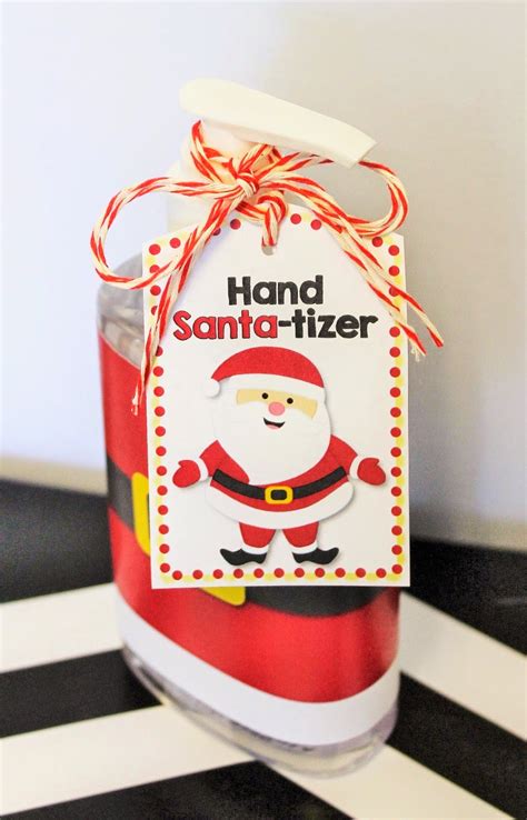 christmas gift     hand santa tizer bottle