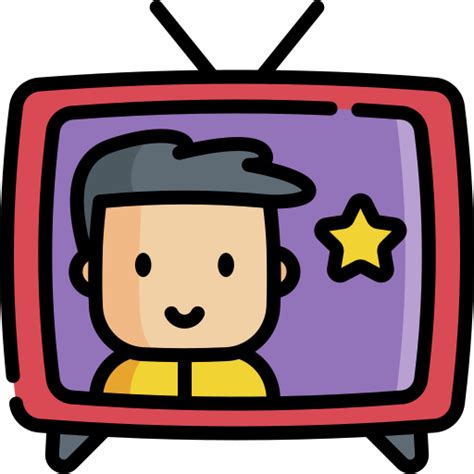 tv show special lineal color icon