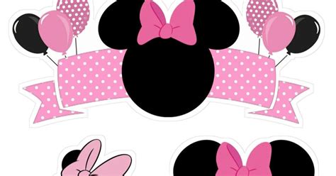minnie mouse printable cake topper printable word searches