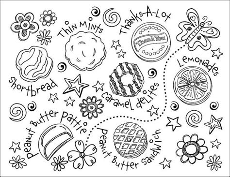 sugar cookie coloring page coloring pages