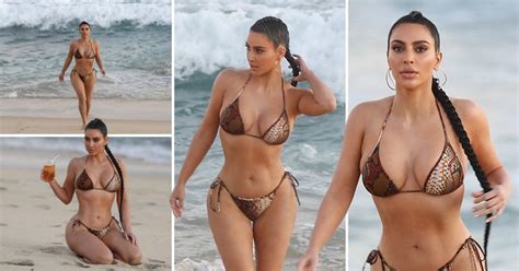 kim kardashian bikini shoot pictures emerge amid kanye west drama