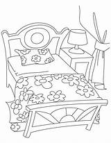 Coloring Bed Pages Sheet Furniture Bedroom Kids Color Printable Bunk Clipart Getcolorings Clip Print Popular Elsa Library Categories Similar Coloringhome sketch template