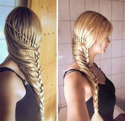 stylish side braid hairstyle