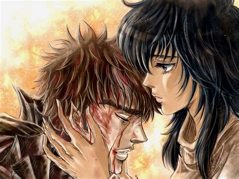 berserk anime guts and casca berserk centers on the life of guts a lone