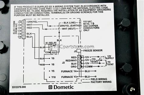 dometic analog thermostat wiring diagram collection