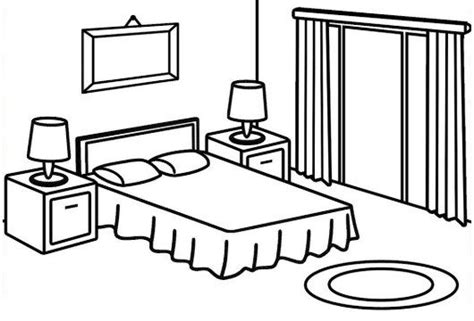 clean  beautiful bedroom coloring sheet coloring pages coloring