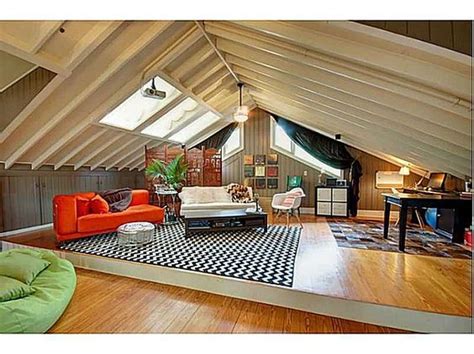 finished attic attic spaces  bungalows  pinterest