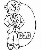 Coloring Pages Fathers Dad Father Sheets Holiday Color Kids Printable Para Bear Season Fun Sheet Tie Shirt Activity Compartilhar Gif sketch template