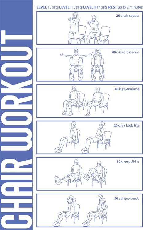 printable chair exercises  elderly  pictures