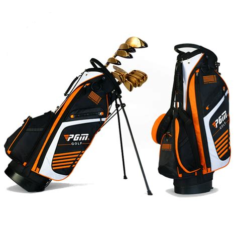 setup  golf bag