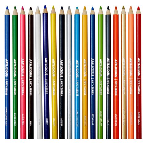 artlicious  premium distinct colored pencils  adult coloring