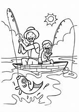 Fisherman Coloring Pages Books Categories Similar sketch template