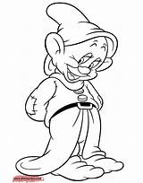 Coloring Snow Pages Disney Dopey Dwarfs Seven Clip Disneyclips Drawings Grumpy Sheets Characters Gif Princess Easy Choose Board Shy sketch template