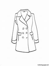 Coat Coloring Winter Jacket Pages Handprint Trench Drawing Color Getcolorings Print Getdrawings Colorings Sketchite 750px 51kb sketch template