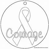 Cancer Breast Coloring Ribbon Pages Pink Drawing Awareness Getdrawings Printable Sheets Ribbons Courage Life Color Relay Template Colors Templates Getcolorings sketch template
