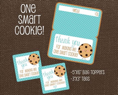 making   smart cookie teacher appreciation tags