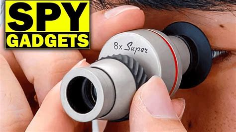 10 Spy Gadgets You Must Have Gadgets Spy Youtube
