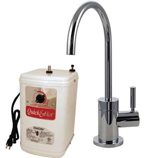 westbrass contemporary  handle hot  cold water dispenser faucet  instant hot tank