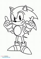 Sonic Coloring Pages Hedgehog Printable Color Print Pdfs Cartoons sketch template