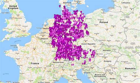 Germany Map Reveals Shocking Extent Of Thousands Of Locations Of