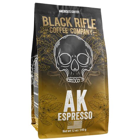 Black Rifle Coffee Company Ak 47 Espresso Ground 12oz Bag Medium Roast