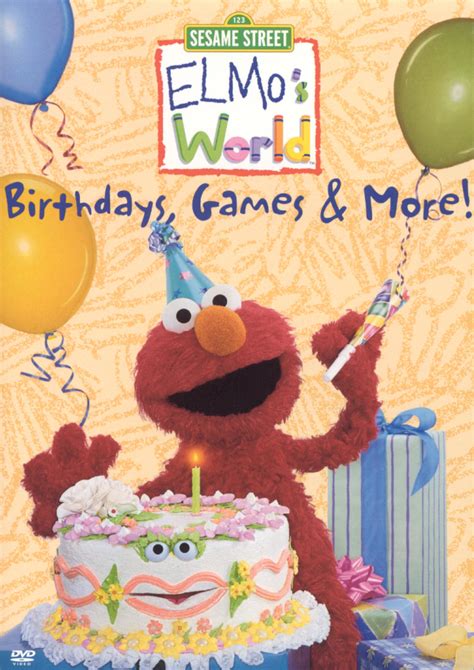 buy elmos world birthdays games  dvd