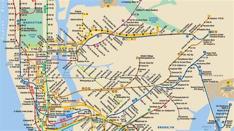 york subway  map map  nyc subway lines  york usa