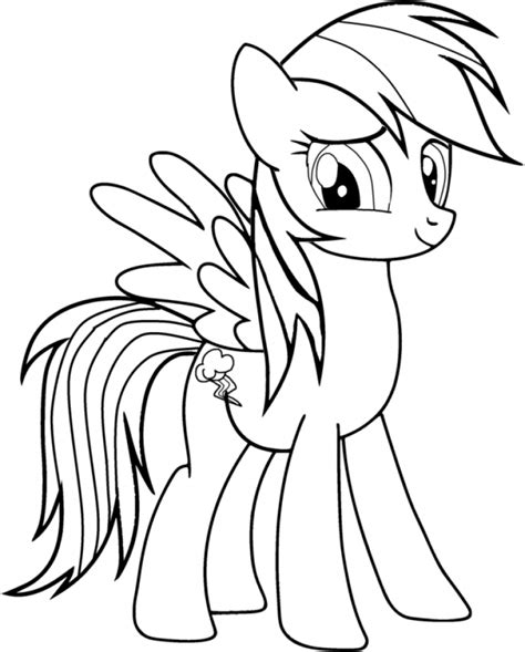 rainbow dash coloring pages   kids