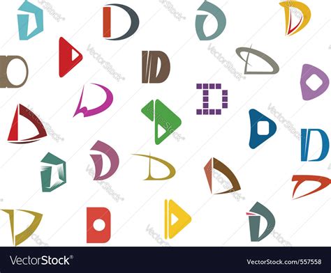 alphabet symbols  elements royalty  vector image