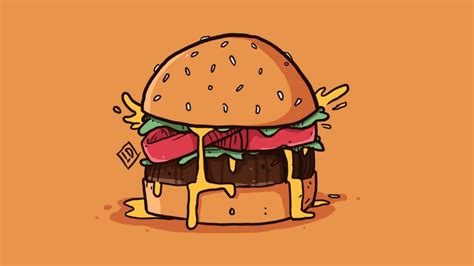 how to draw a hamburger using photoshop live draw in
