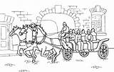 Horse Carriage Coloring Fire Pages Transport Truck Engine sketch template