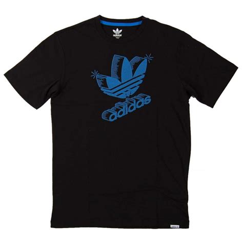adidas originals  retro logo  shirt black mens  shirts  attic clothing uk