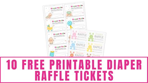 printable diaper raffle printable blank world