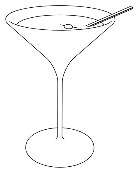 Margarita Glass Coloring Pages
