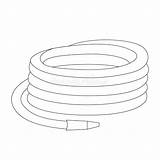 Schematic Coiled Watering sketch template